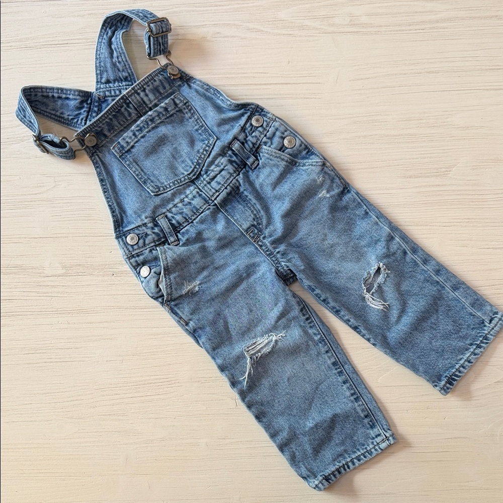 GAP Baby Blue Denim Overalls